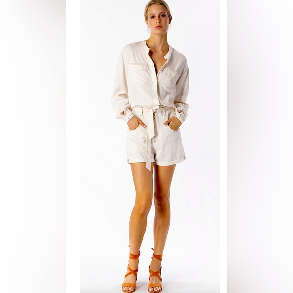 “MAAC LONDON” WESTERN INSPIRED HARLEY ECRU TOP! NEW WITH TAGS! Size S. - Picture 3 of 9